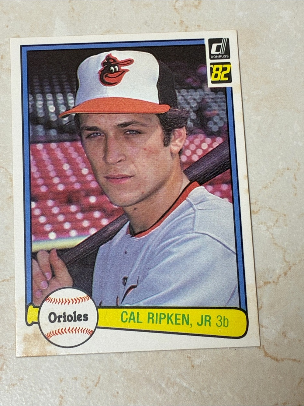 1982 Donruss Cal Ripken Jr. Orioles Rookie Card -